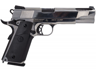 Colt 1911 Ported Gas Silver Airsoft pistol-1