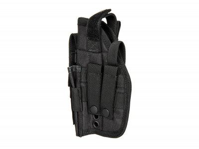 Universal Holster with Magazine Pouch - Black-1