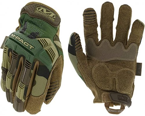 Mechanix M-Pact Woodland Camo Gloves - L-1