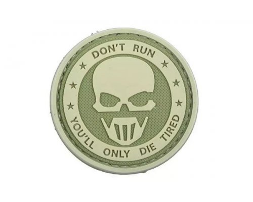 GFC Tactical 3D Rubber Patch - Don't Run -1