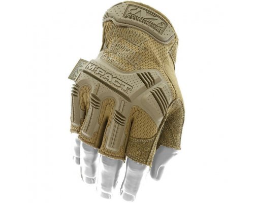 Mechanix M-Pact Fingerless Coyote Gloves - L-1