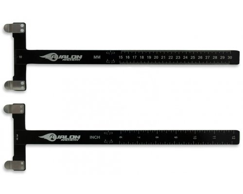 BOW SQUARES GAUGES ALU - BLACK ANODISED - INCHES AND METRIC-1