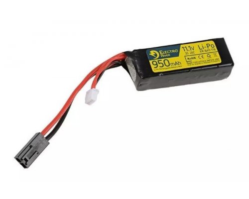 ELECTRO RIVER LiPo 11,1V 950mAh 25/50C Battery-1