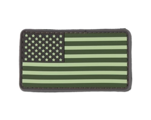 JTG Rubber Patch - US Flag - Forest Green-1