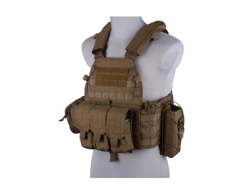 Emerson 94K Plate Carrier M4 Tactical Vest - Coyote Brown-1