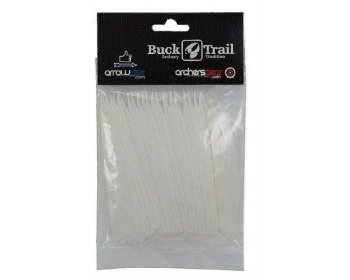 BUCK TRAIL feather (white)-1
