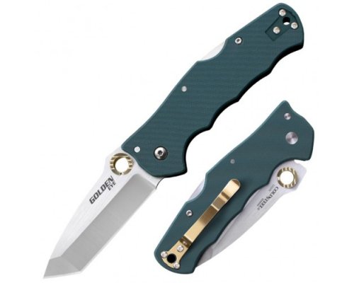 COLD STEEL GOLDEN EYE TANTO POINT (FOREST GREEN)-1