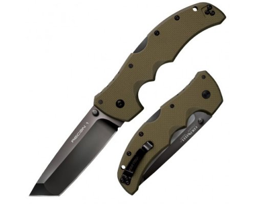 COLD STEEL RECON 1 Tanto Point OD GREEN-1