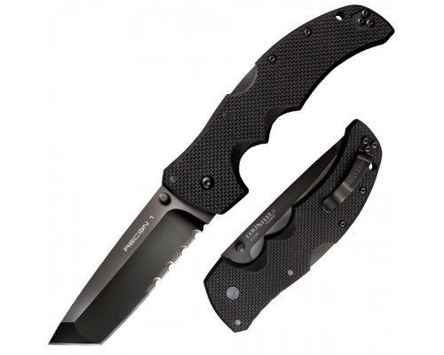 COLD STEEL Recon 1 Tanto Point 50/50 EDGE S35VN-1