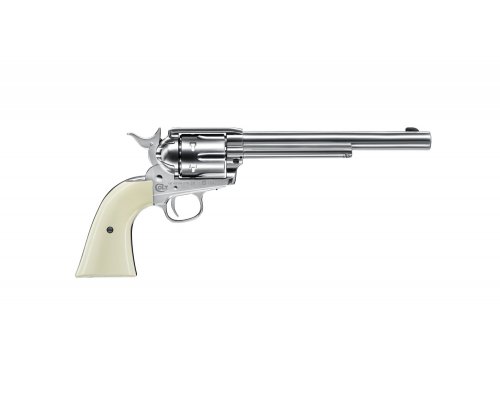 Air Revolver COLT SINGLE ACTION ARMY SAA PEACEMAKER NICKL FINISH 7,5-1