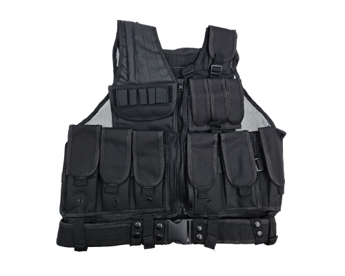 Cybergun Taktički Borbeni Prsluk - Tactical Vest Black-1
