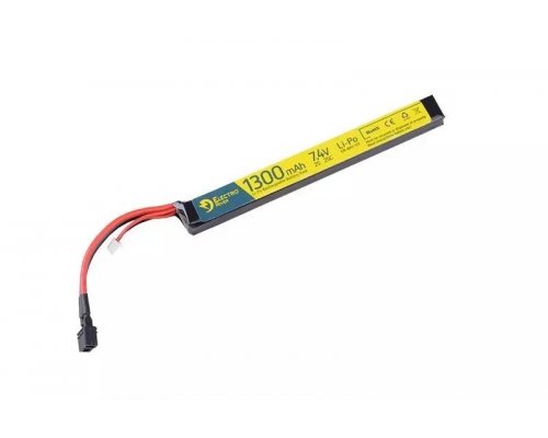 ELECTRO RIVER LiPo 7,4V 1300mAh 25/50C T-connect (DEANS) Baterija-1