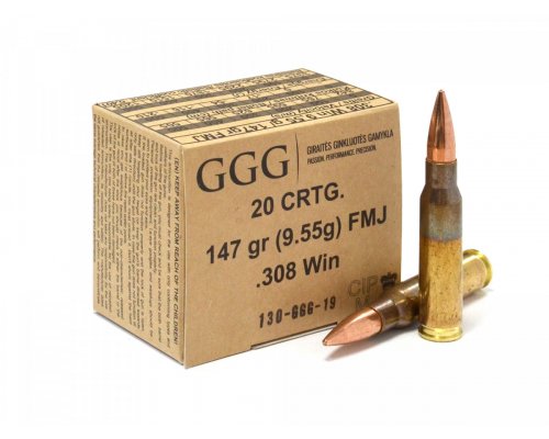 GGG .308 Winchester 147grs FMJ-1
