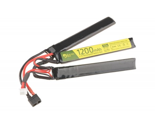 Electro River LiPo 11.1V 1200 mAh 25/50C T-connect (DEANS) Butterfly Battery-1