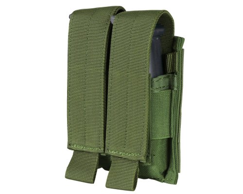  DOUBLE PISTOL MAG POUCH (OD)-1