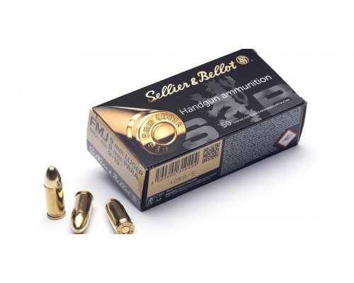 Sellier & Bellot 9mm Luger FMJ 8g-1