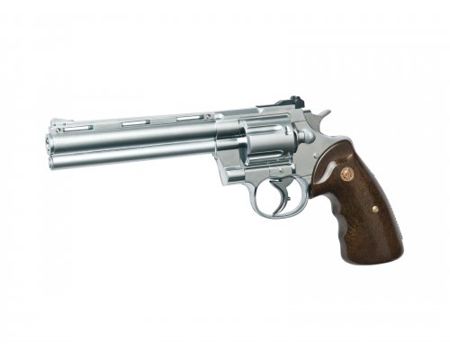Zastava R-357 Chrome Airsoft Revolver-1