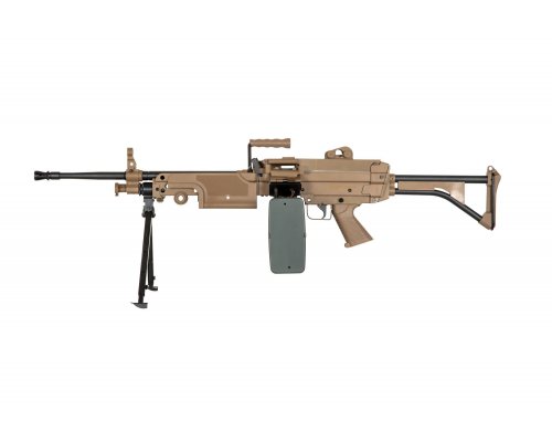 SPECNA ARMS SA-249 MK1 CORE™ Machine Gun Airsoft Replika Tan-1