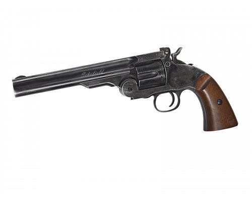 Schofield 6 zračni revolver crni-1