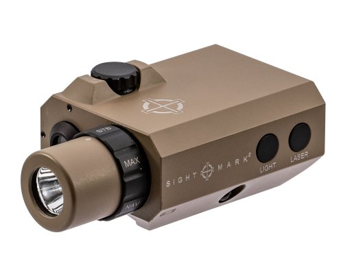 Sightmark LoPro Mini Combo Flashlight and Green Laser FDE-1