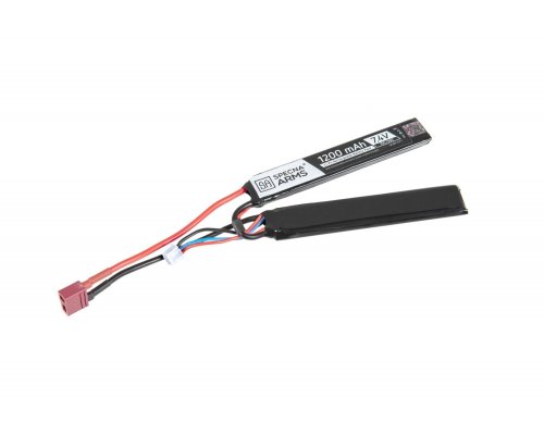 Specna Arms LiPo 7,4V 1200mAh 15/30C Battery - Butterfly Configuration - T-Connect (Deans)-1