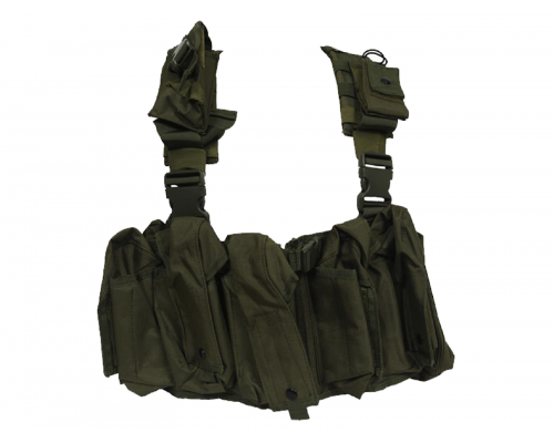 SWISS ARMS TACTICAL VEST/CHEST RIG - OD Green-1