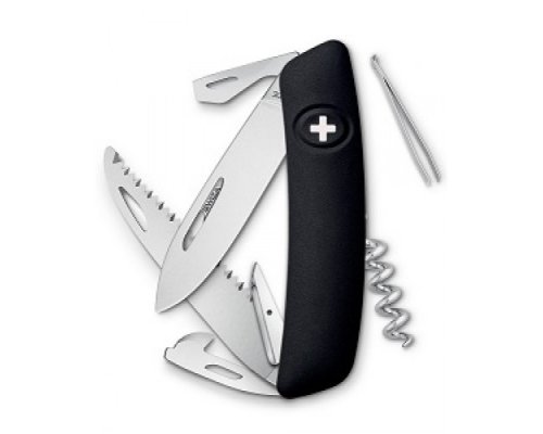 SWIZA D05 CRNI Švicarski Preklopni Nož-1