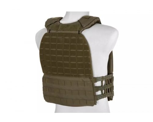 Tactical Plate Carrier MOLLE/Laser-Cut - olive-1