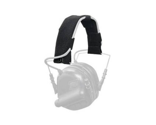 Earmor Velcro headband cover M62 - Black-1