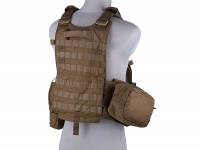 Emerson 94K Plate Carrier M4 Tactical Vest - Coyote Brown-1