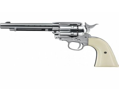 Air Revolver COLT SINGLE ACTION ARMY SAA PEACEMAKER NICKEL FINISH Pellet-2