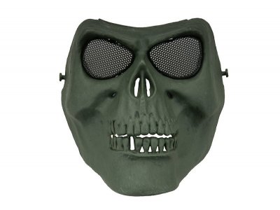 Dragon Skull Style maska za lice ZELENA-1