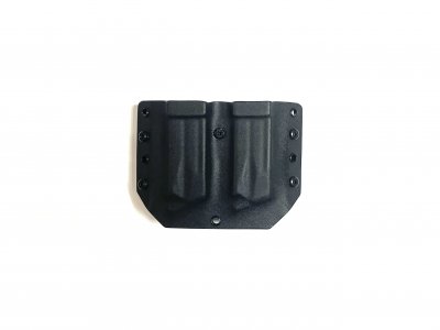 Kydex holster for 2 magazines 9mm-3