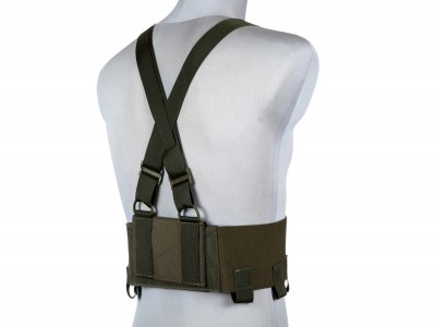 Low-Vis Chest Rig - Olive-1