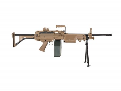 SPECNA ARMS SA-249 MK1 CORE™ Machine Gun Airsoft Replika Tan-2
