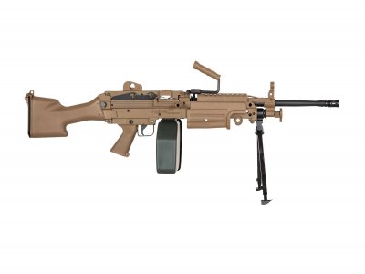 Specna Arms SA-249 MK2 CORE machine gun airsoft replica - tan-1