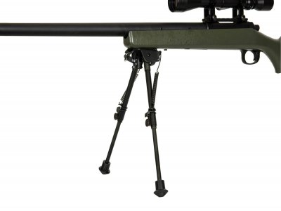 SW-10 Sniper Rifle Airsoft Replica with scope and bipod - olive-5