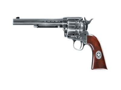 Air Revolver COLT SINGLE ACTION ARMY SAA PEACEMAKER US MARSAL LIMITED EDITION 7,5 Pellet -1