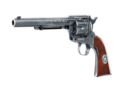 Air Revolver COLT SINGLE ACTION ARMY SAA PEACEMAKER US MARSAL LIMITED EDITION 7,5 Pellet -2