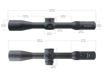 Vector Optics Continental 3-18x50 34mm Tactical FFP-6