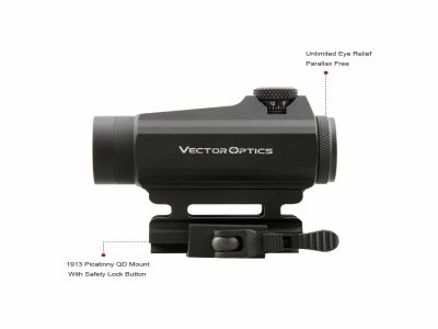 Vector Optics Maverick 1x22 GenII Red Dot Sight-5