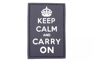 Tactical 3D Patch Gumena oznaka - Keep Calm And Carry On-1