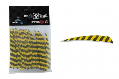 BUCK TRAIL Feathers Yellow-1
