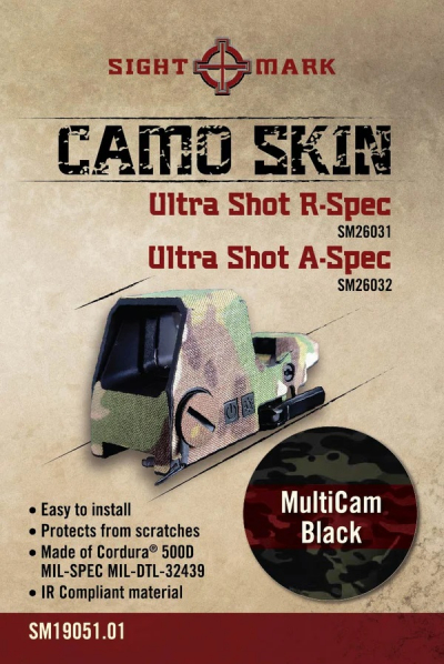 MultiCam Black Skin za Ultra Shot Crvene točke-1