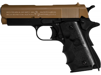 Colt 1911 Defender Gas - Tan Slide, Black Lower - Airsoft pištolj-1