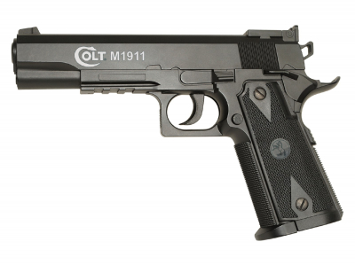 Colt 1911 Match NBB C02 Plastic Slide 15BBs 0.9J Airsoft pištolj-1