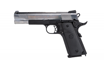 Colt 1911 Ported Gas - Silver Slide, Black Lower - Airsoft pištolj-1