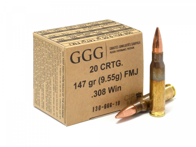 GGG .308 Winchester 147grs FMJ-1