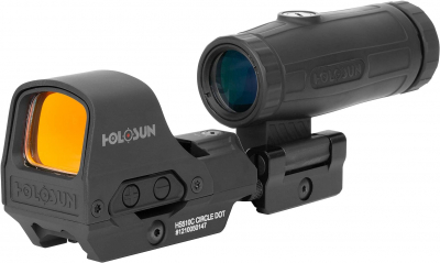 Holosun HS510C Circle Dot Sight with HM3X Magnifier Combo-1