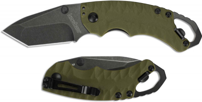 Kershaw Shuffle II Linerlock Preklopni nož OD Green-1